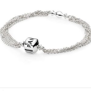 Pandora Multi-Strand Mesh Bracelet